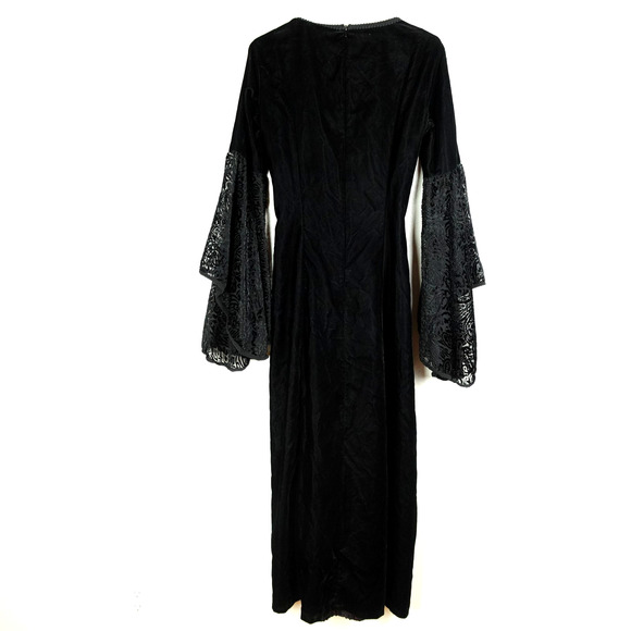 Lip Service Dress Womens SZ S Corset Bell Sleeve Punk Gothic Whimsigoth Witchy - Picture 13 of 14